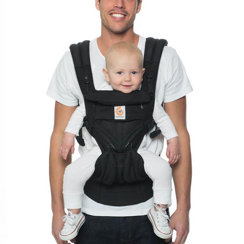 *Ergobaby Omni 360 All-in-One Cool Air Mesh Baby Carrier - Onyx Black