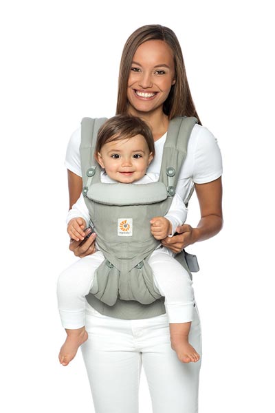 *Ergobaby Omni 360 All-in-One Cool Air Mesh Baby Carrier - Pearl Grey