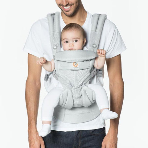 *Ergobaby Omni 360 All-in-One Cool Air Mesh Baby Carrier - Pearl Grey