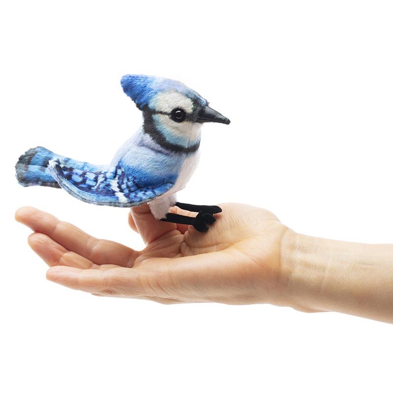 *Folkmanis Mini Blue Jay Finger Puppet