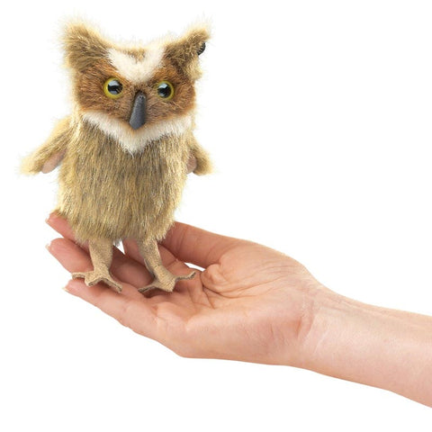 *Folkmanis Mini Great Horned Owl Finger Puppet