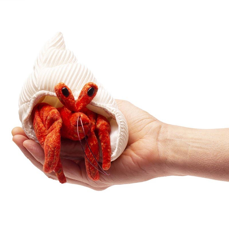 *Folkmanis Mini Hermit Crab Finger Puppet