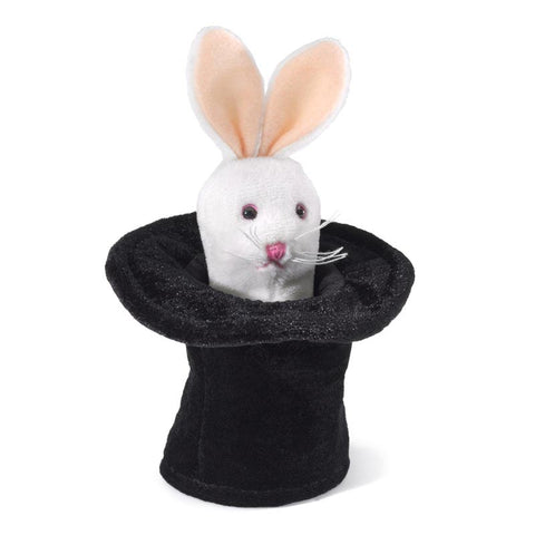 *Folkmanis Mini Rabbit in Hat Finger Puppet