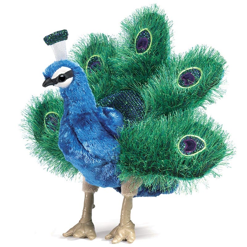 *Folkmanis Small Peacock Puppet