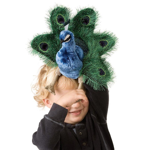 *Folkmanis Small Peacock Puppet