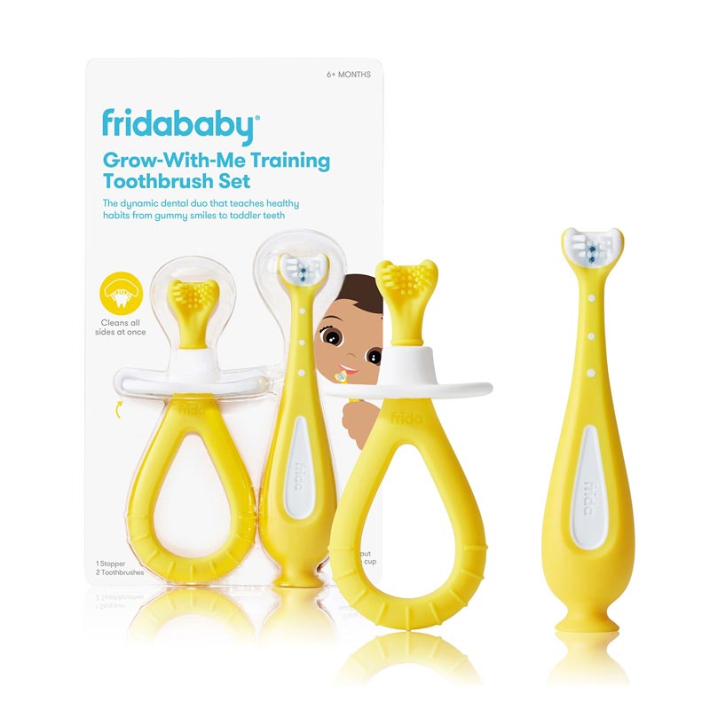 FridaBaby Grow-With-Me Training Toothbrush Set