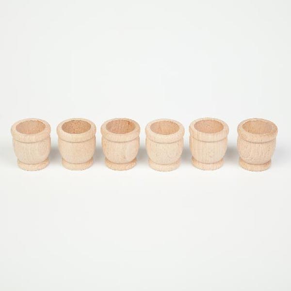 *Grapat Wood Natural Mates (6 Pieces)