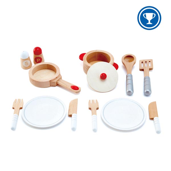 *Hape Cook & Serve Set