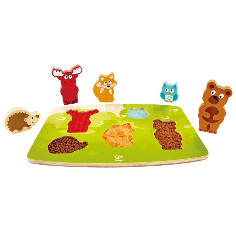 *Hape Forest Animal Tactile Puzzle