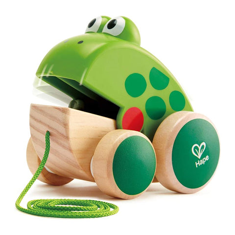 *Hape Frog Pull Along