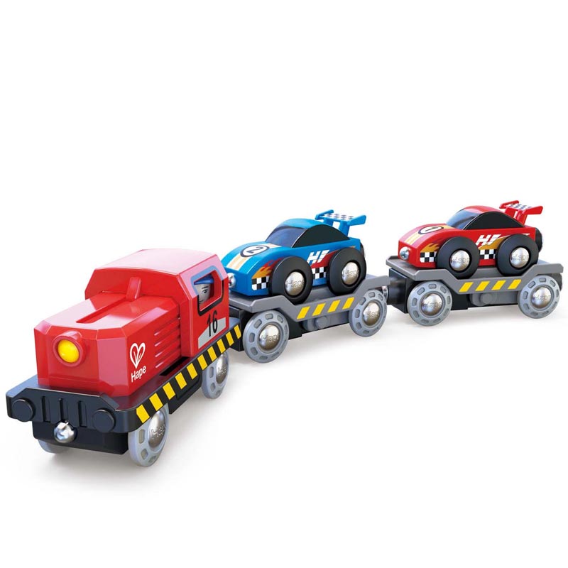 *Hape Race Car Transporter