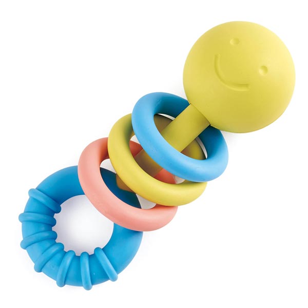 *Hape Rattling Rings Teether