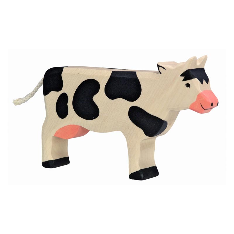 *Holztiger Standing Black Cow