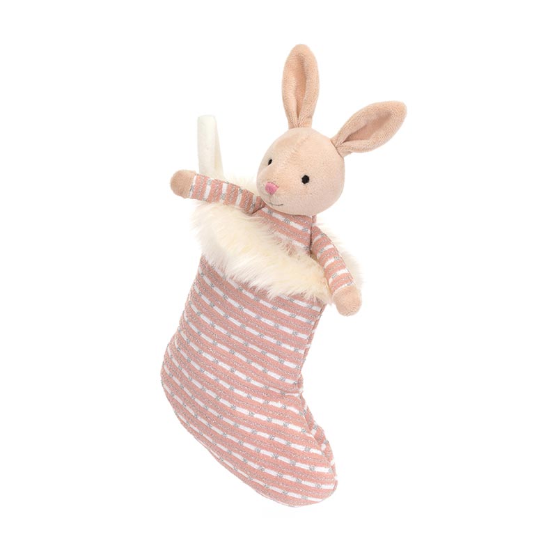 *Jellycat Shimmer Stocking Bunny