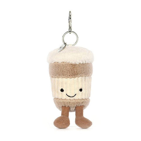 *Jellycat Amuseables Coffee-to-Go Bag Charm - 7"