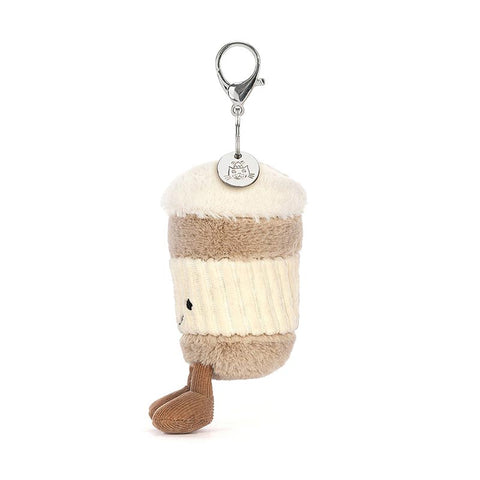 *Jellycat Amuseables Coffee-to-Go Bag Charm - 7"