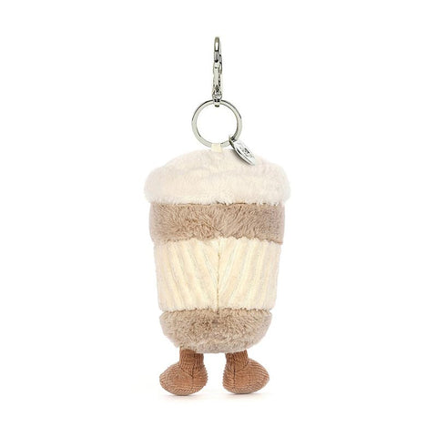 *Jellycat Amuseables Coffee-to-Go Bag Charm - 7"