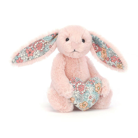 *Jellycat Blossom Heart Blush Bunny - 6"