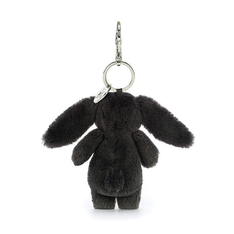 *Jellycat Bashful Inky Bunny Bag Charm - 6"