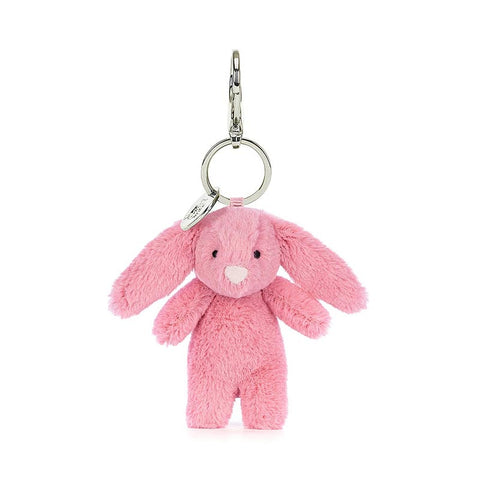 *Jellycat Bashful Pink Bunny Bag Charm - 7"