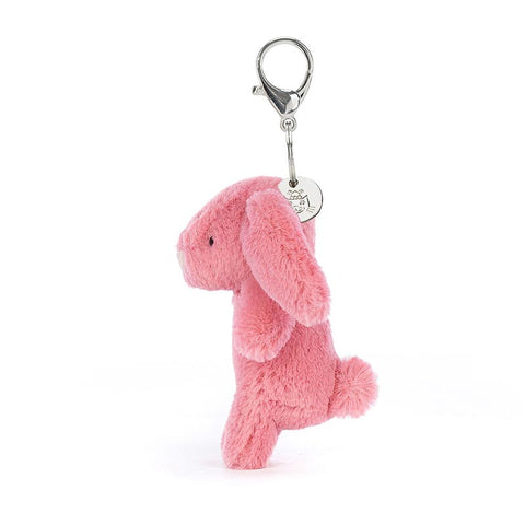 *Jellycat Bashful Pink Bunny Bag Charm - 7"