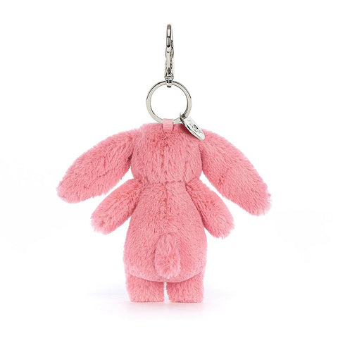 *Jellycat Bashful Pink Bunny Bag Charm - 7"