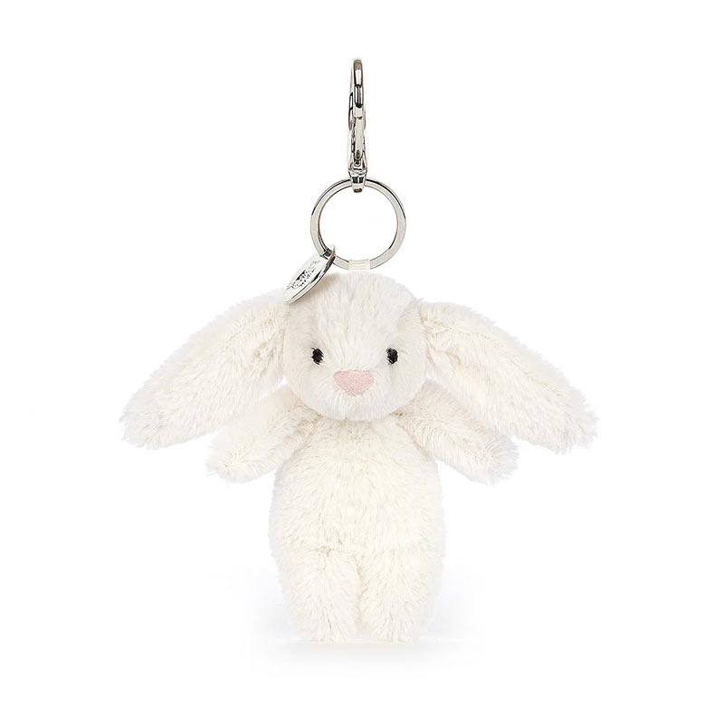 *Jellycat Bashful Bunny Cream Bag Charm - 7"