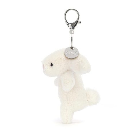 *Jellycat Bashful Bunny Cream Bag Charm - 7"