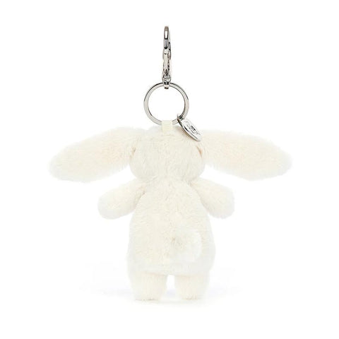 *Jellycat Bashful Bunny Cream Bag Charm - 7"