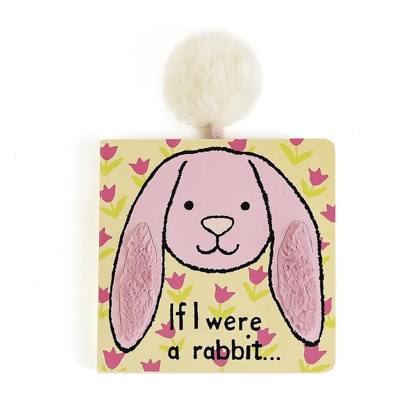 Jellycat If I Were a Rabbit Book - Pink