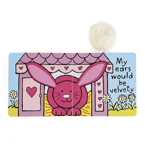 Jellycat If I Were a Rabbit Book - Pink