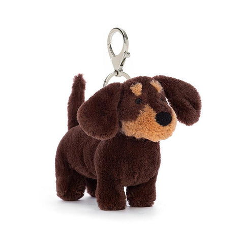 *Jellycat Otto Sausage Dog Bag Charm - 4"