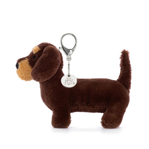 *Jellycat Otto Sausage Dog Bag Charm - 4"