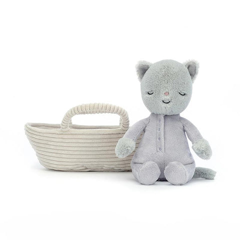 *Jellycat Rock-a-Bye Kitten - 7.5" x 3.5"