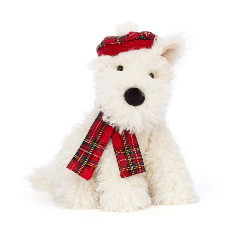 *Jellycat Winter Warmer Munro Scottie Dog - 8"