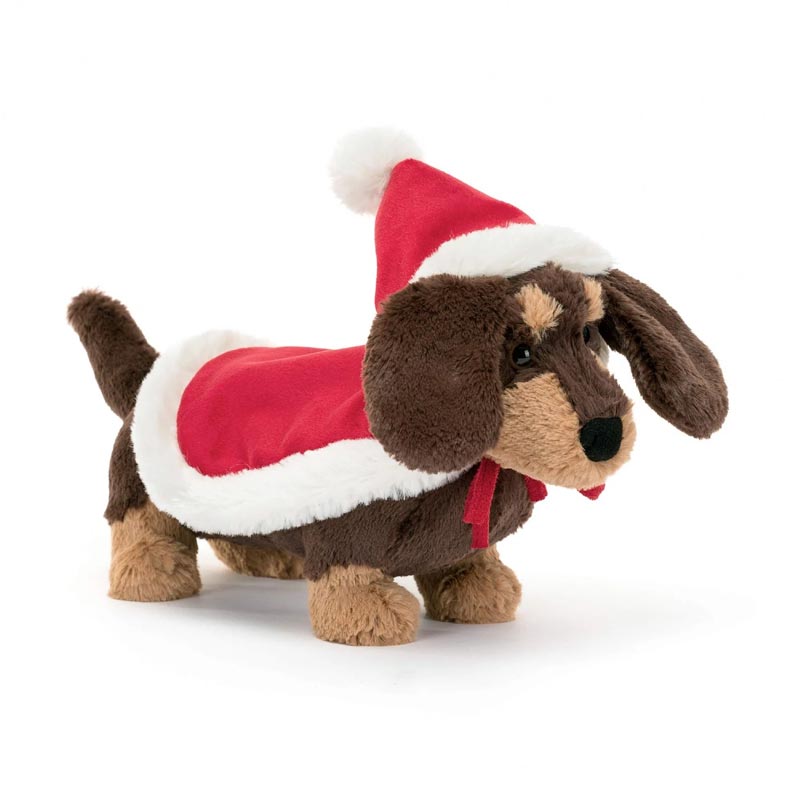 *Jellycat Winter Warmer Otto Sausage Dog - 6"