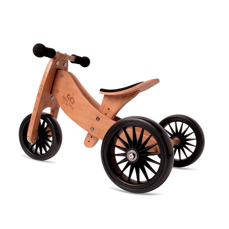 *Kinderfeets 2-in-1 Tiny Tot PLUS Balance Bike - Bamboo