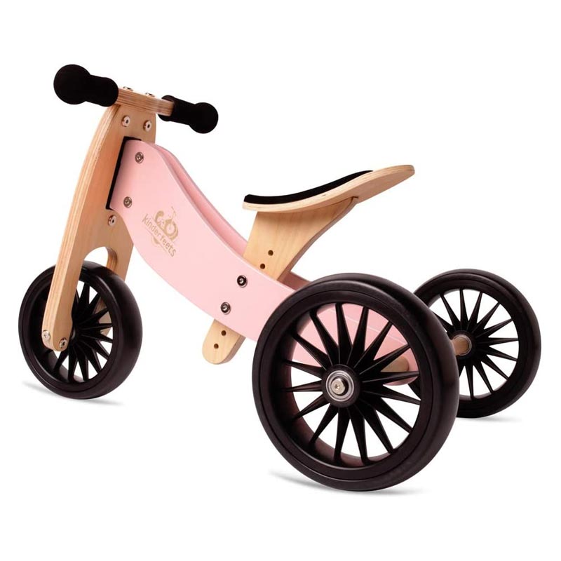 *Kinderfeets 2-in-1 Tiny Tot PLUS Balance Bike - Rose