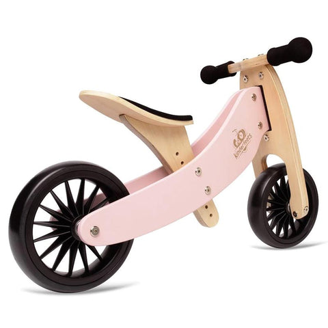 *Kinderfeets 2-in-1 Tiny Tot PLUS Balance Bike - Rose