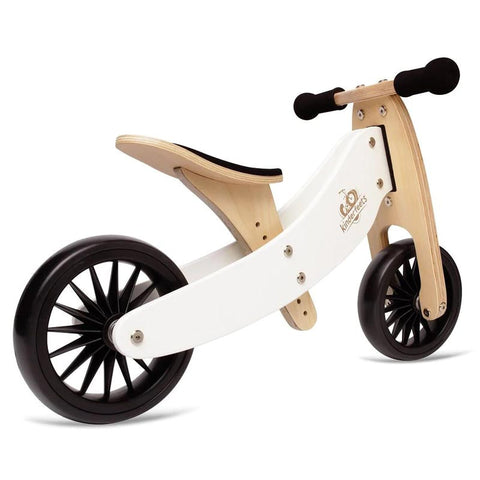 *Kinderfeets 2-in-1 Tiny Tot PLUS Balance Bike - White