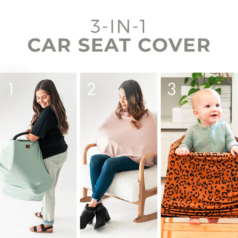 *Kyte Baby 3-in-1 Car Seat Cover - Stream Shark