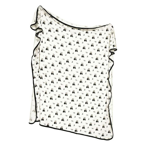 Kyte Baby Swaddle Blanket - 46 x 46 - Black & White Zen