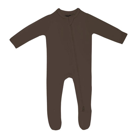 Kyte Baby Zippered Footie - Espresso