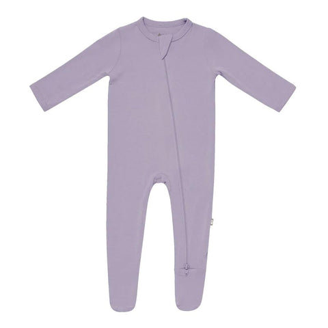 Kyte Baby Zippered Footie - Taro (Size 12-18m)