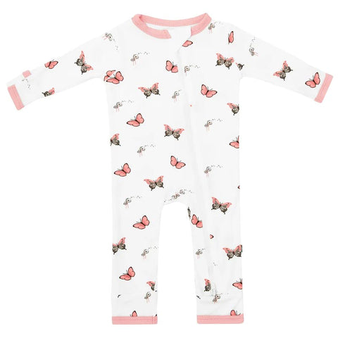 Kyte Baby Zippered Romper - Butterfly