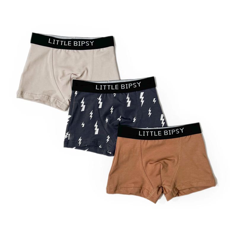 Little Bipsy Boxer Brief 3-Pack - Fall Mix (Size 1/2y)