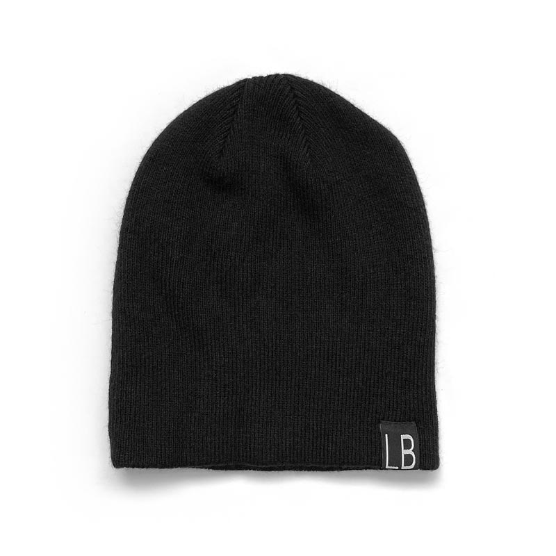 Little Bipsy Knit Beanie - Black (Adult size)