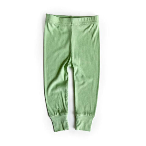 Little Bipsy Neon Ribbed Leggings - Lime (Size 12-18m) *CLEARANCE*