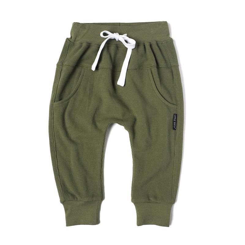 Little Bipsy Waffle Jogger - Matcha (Size 10y) *CLEARANCE*