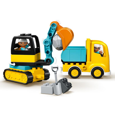 *LEGO Duplo Truck & Tracked Excavator